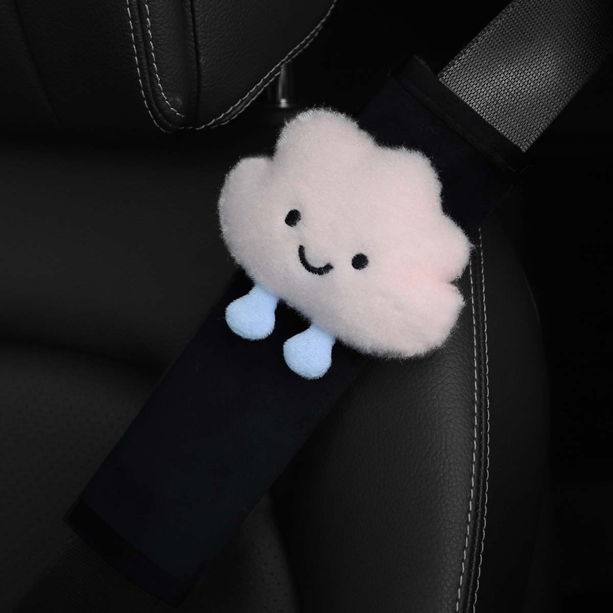 Cloud-Shaped Plush Car Shoulde - Infant Car Seat Cover recension och pris